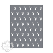Load image into Gallery viewer, Deer Pattern - Mesh Stencil 9x12
