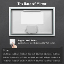 Load image into Gallery viewer, Deluxe Center Glow LED Bathroom Mirror
