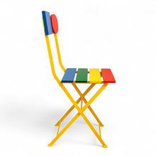 Load image into Gallery viewer, DemarForge Folding Chair 5500 - Colorful- Stackable - European Chestnut Wood Clear Coated Slats (Set of 2)
