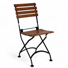 Load image into Gallery viewer, DemarForge Folding Chair 5504 - Stackable - European Chestnut Wood Clear Coated Slats (Set of 2)
