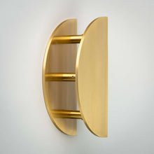Load image into Gallery viewer, Demi Lune, Solid Brass Half Moon Door Handles

