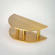 Load image into Gallery viewer, Demi Lune, Solid Brass Half Moon Door Handles
