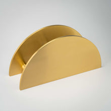 Load image into Gallery viewer, Demi Lune, Solid Brass Half Moon Door Handles
