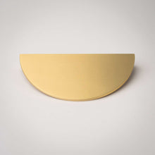 Load image into Gallery viewer, Demi Lune, Solid Brass Half Moon Cabinet Pulls
