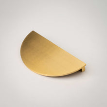 Load image into Gallery viewer, Demi Lune, Solid Brass Half Moon Cabinet Pulls
