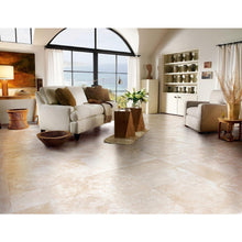 Load image into Gallery viewer, Denizli Beige Antique Pattern Travertine Tile - Full Truckload
