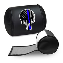 Load image into Gallery viewer, Blue Line Skull Logo Panel
