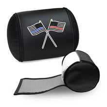 Load image into Gallery viewer, Red and Blue Line Flags Logo Panel
