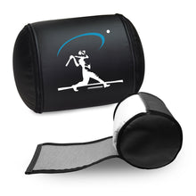 Load image into Gallery viewer, Baseball Home Run Swing Blue Logo Panel
