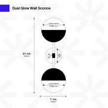 Load image into Gallery viewer, Dual Glow Wall Sconce
