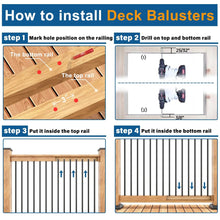 Load image into Gallery viewer, Durable Hollow Deck Balusters with Screws
