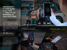 Load image into Gallery viewer, Fenix E-SPARK Ultra-Thin Powerbank LED Flashlight
