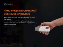Load image into Gallery viewer, Fenix E-Star - Portable Self-powered Emergency LED Flashlight
