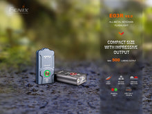Cargar imagen en el visor de la galería, Fenix E03R V2 Keychain Flashlight
