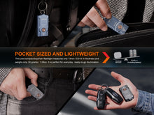 Cargar imagen en el visor de la galería, Fenix E03R V2 Keychain Flashlight
