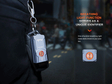 Cargar imagen en el visor de la galería, Fenix E03R V2 Keychain Flashlight
