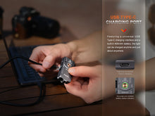 Cargar imagen en el visor de la galería, Fenix E03R V2 Keychain Flashlight
