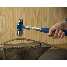 Load image into Gallery viewer, Estwing E3-16BP 16oz Ball Peen Hammer w/ Blue Grip (Smooth Face)
