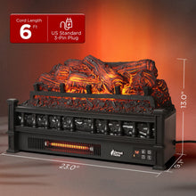 Load image into Gallery viewer, Eternal Flame EF23-PB Electric Fireplace Logs
