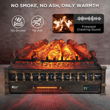 Carregar imagem no visualizador da galeria, Eternal Flame EF26-PB Smart Electric Fireplace Logs, WiFi Enabled
