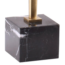 Load image into Gallery viewer, 11&quot; Square Side Table with Marble Base
