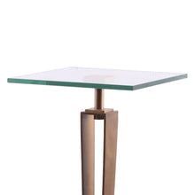 Load image into Gallery viewer, 11&quot; Modern Martini Table with White Marble
