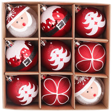Carregar imagem no visualizador da galeria, Santa Claus Inspired 9 Piece Round Ornament Christmas Bundle
