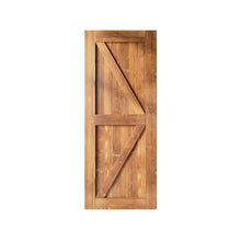 Load image into Gallery viewer, Finished &amp; Unassembled Arrow Design Pine Wood Barn Door Without Hardware
