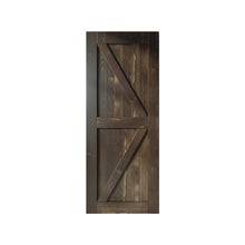 Load image into Gallery viewer, Finished &amp; Unassembled Arrow Design Pine Wood Barn Door Without Hardware
