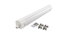 Cargar imagen en el visor de la galería, 8FT LED Linear Tri-proof Light | 60/70/80W | ETL, FCC, DLC Listed | 140lm/w | Surface/Suspension Mounting | 3500/4000/5000/6000K CCT Options | IP65 Rated, Wet Rated
