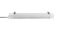 Cargar imagen en el visor de la galería, 8FT LED Linear Tri-proof Light | 60/70/80W | ETL, FCC, DLC Listed | 140lm/w | Surface/Suspension Mounting | 3500/4000/5000/6000K CCT Options | IP65 Rated, Wet Rated
