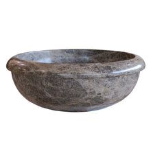 Load image into Gallery viewer, Emperador Brown Natural Stone Marble Drop-in or Above Vanity Bathroom Vessel Sink
