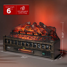 Carregar imagem no visualizador da galeria, Eternal Flame EF26-LG Smart Electric Fireplace Logs, WiFi Enabled
