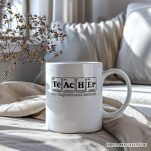 Carregar imagem no visualizador da galeria, Teacher The Inspirational Element Personalized Mug, Periodic Table Appreciation Gift with Custom Name
