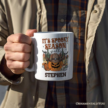 Carregar imagem no visualizador da galeria, It's Spooky Season Y'all Personalized Mug, Funny Western Halloween Gift with Custom Name
