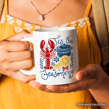 Load image into Gallery viewer, Crawfish Boil Season Summer Personalized Mug, Seafood Funny Retro Gift with Custom Name
