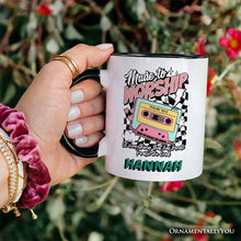 Carregar imagem no visualizador da galeria, Made to Worship Christian Retro Personalized Mug, Psalm 150:6 Bible Verse Gift with Custom Name
