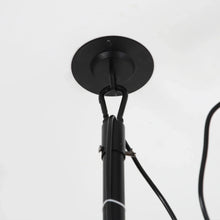 Carregar imagem no visualizador da galeria, 20 Inch Vistula Outdoor DC Motor Black Industrial Hanging Buckle Downrod Ceiling Fan with Light
