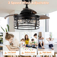 Load image into Gallery viewer, 36&quot; 3 Blades Modern Ceiling Fan with Lighting and Remote Control
