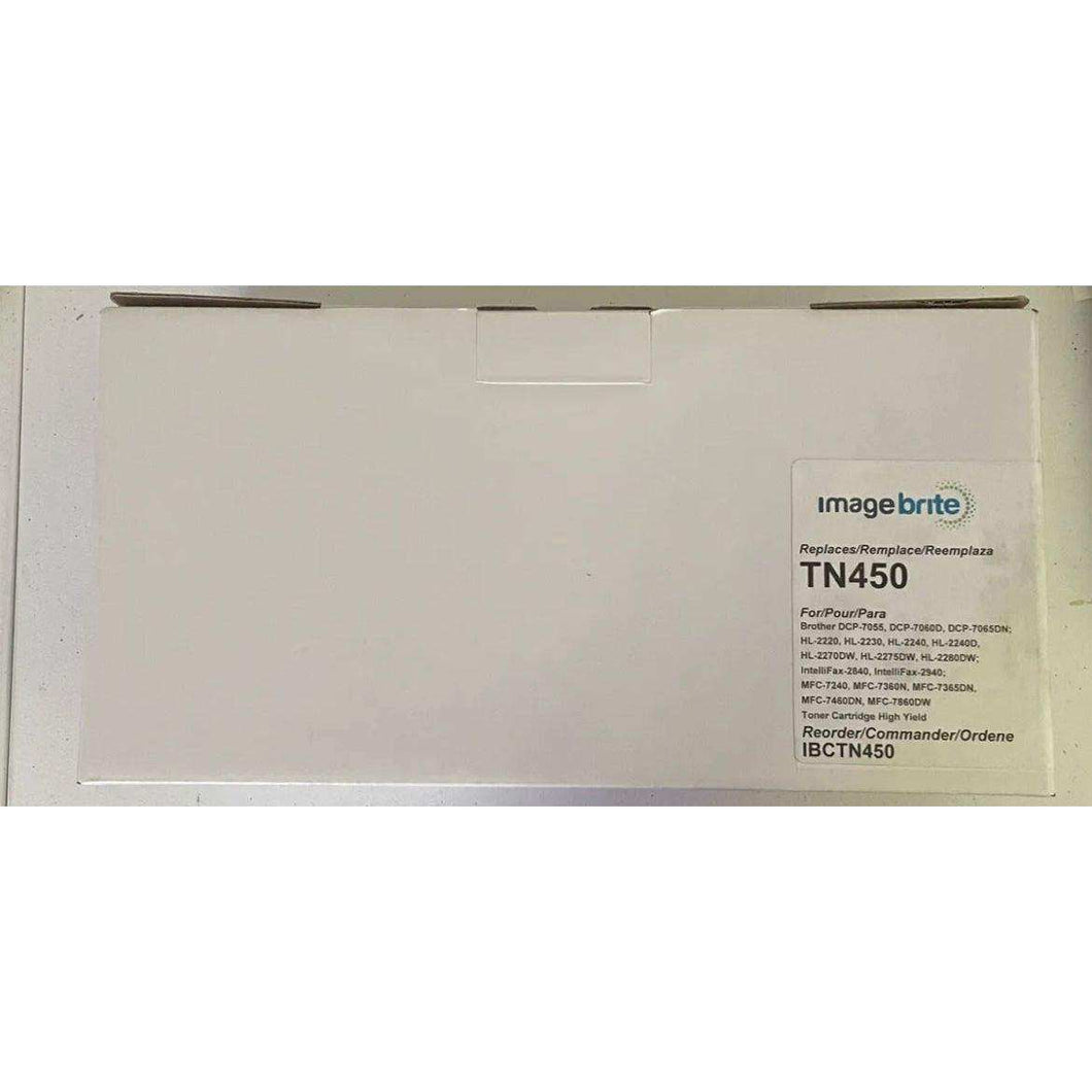 Image Brite TN450 Black Compatible Laser Toner Cartridge High Yield
