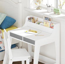 Load image into Gallery viewer, UTEX Kids Desk and Chair Set, Study Desk for Kids with Storage Bins, Wooden Children Study Table, Student Writing Desk for Bedroom &amp; Study Room
