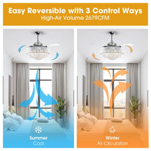 Load image into Gallery viewer, 42&quot; Broxburne Smart Fan with LED Light
