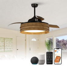 Carregar imagem no visualizador da galeria, 52&quot; Lucknow Smart Fan with LED Light
