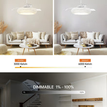 Carregar imagem no visualizador da galeria, 52&quot; Jaipur Smart Fan with LED Light
