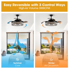 Carregar imagem no visualizador da galeria, 52&quot; Broxburne Smart Fan with Light Kit
