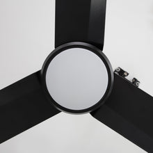 Load image into Gallery viewer, 42 Inch Rhine Indoor/Wet Outdoor IP65 Black Anywhere Waterproof Ceiling Fan with LED Light and Convenient Hanging Hook
