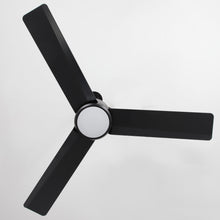Load image into Gallery viewer, 42 Inch Rhine Indoor/Wet Outdoor IP65 Black Anywhere Waterproof Ceiling Fan with LED Light and Convenient Hanging Hook
