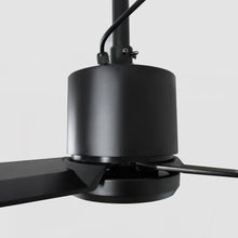 Carregar imagem no visualizador da galeria, 42 Inch Rhine Indoor/Wet Outdoor IP65 Black Anywhere Waterproof Ceiling Fan with LED Light and Convenient Hanging Hook
