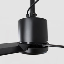 Load image into Gallery viewer, 42 Inch Rhine Indoor/Wet Outdoor IP65 Black Anywhere Waterproof Ceiling Fan with LED Light and Convenient Hanging Hook
