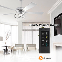 Carregar imagem no visualizador da galeria, 52 Inch Oregon DC Motor Modern Downrod Ceiling Fan with LED Light
